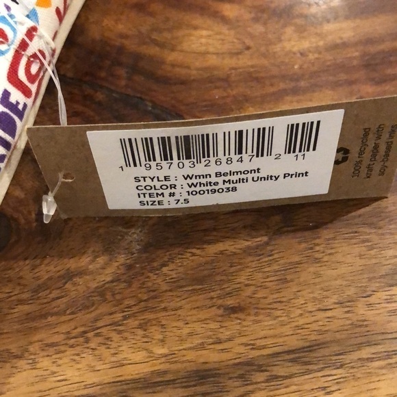 Tom's Belmont Multi Unity Casual Slip On Flat Shoes - Picture 3 of 8